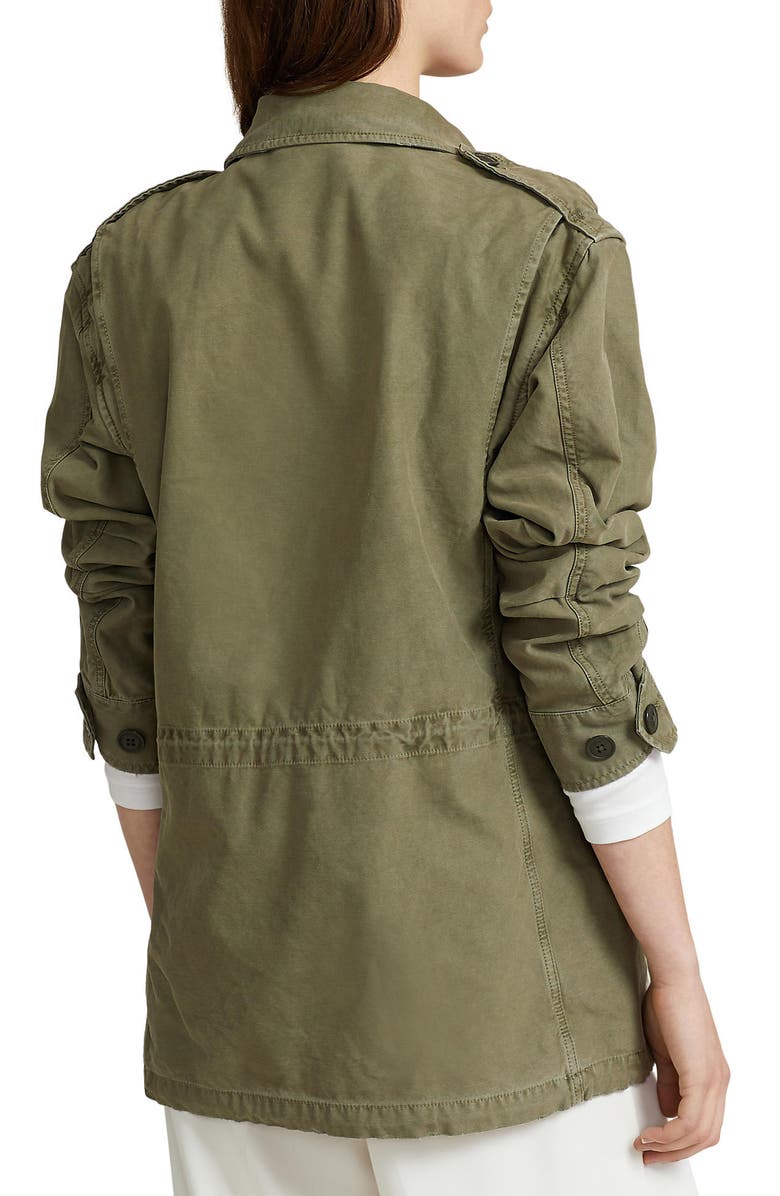 Polo Ralph Lauren Cotton Twill Military Jacket, Alternate, color, 