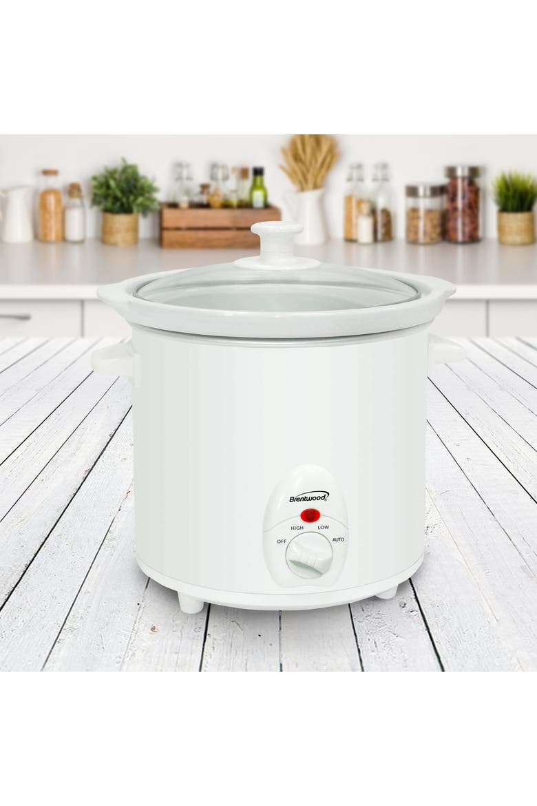 3 Quart Slow Cooker in White, Alternate, color, White