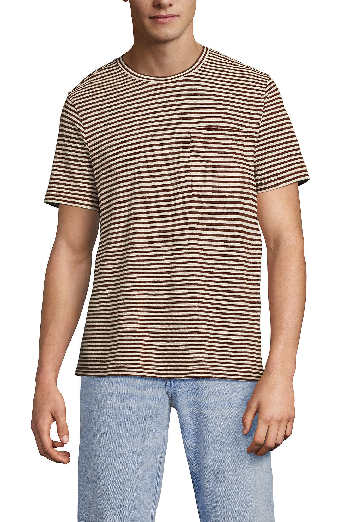 Short Sleeve Cotton Linen Tee - image 3