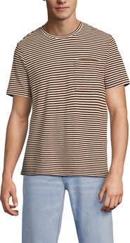 Lands' End Short Sleeve Cotton Linen Tee