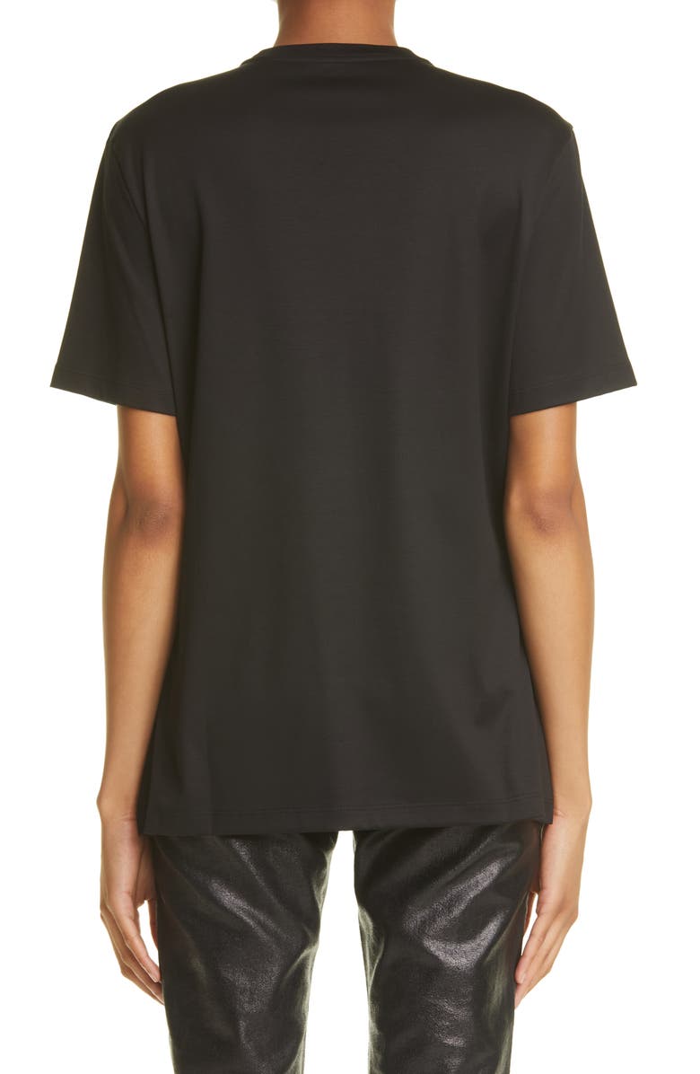 Versace Medusa Logo Studded T-Shirt, Alternate, color,