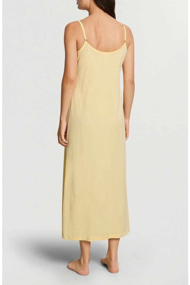 Juliet Pleat Neck Cotton Nightgown, Alternate, color, VANILLA HIGHLIGHT