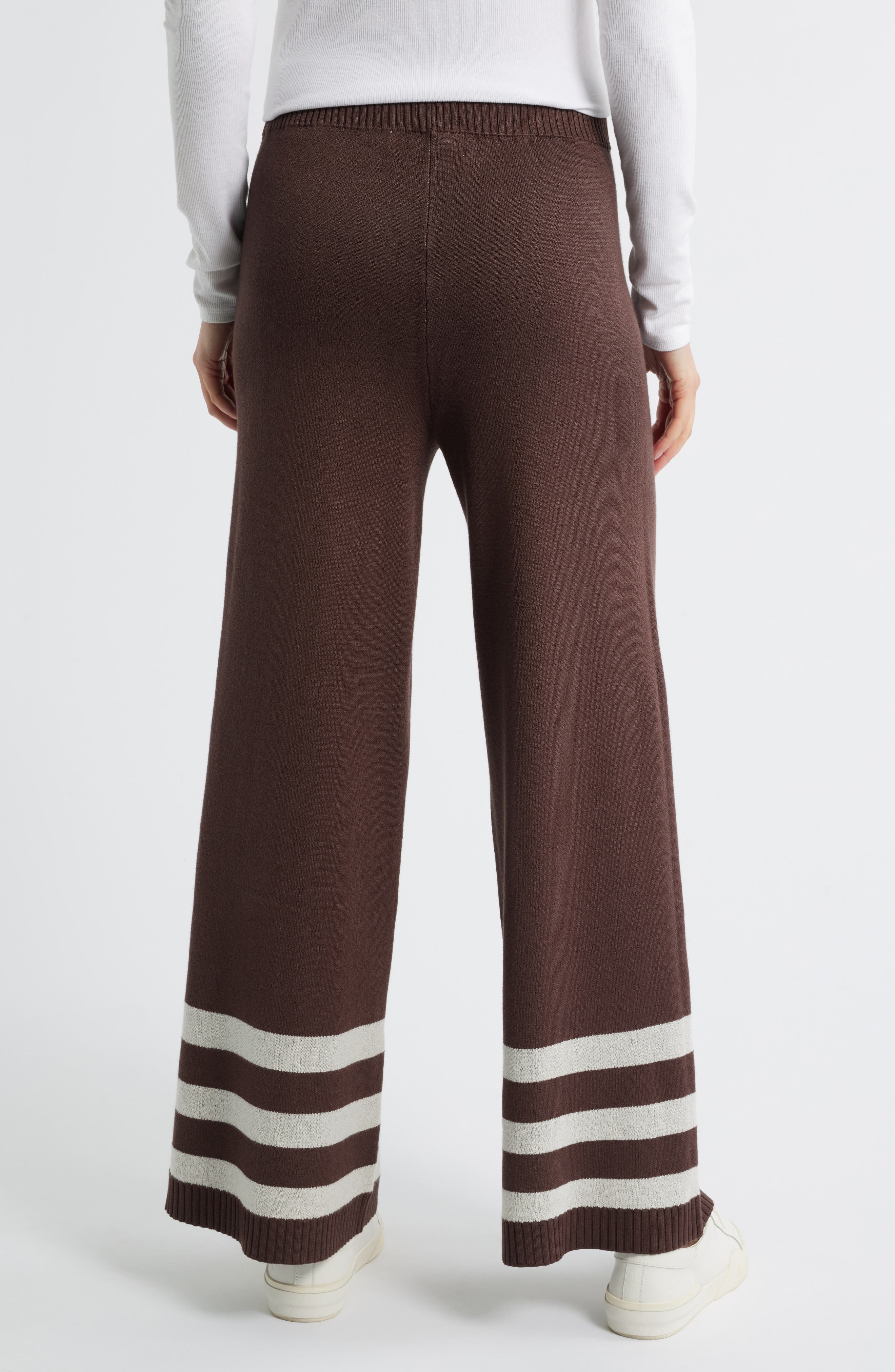 Stripe Leg Sweater Pants - image 4