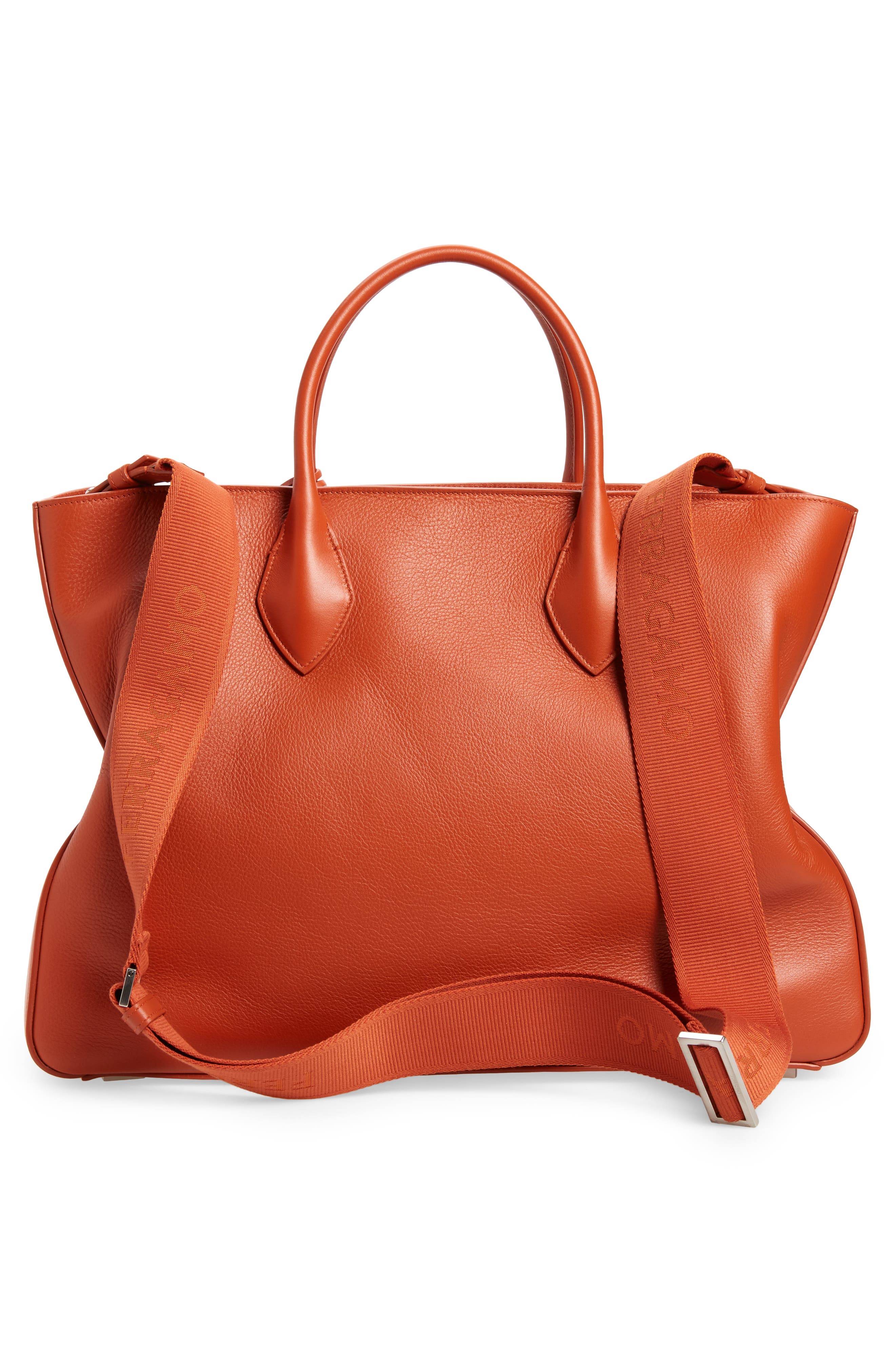 FERRAGAMO Star Leather Tote, Alternate, color, 