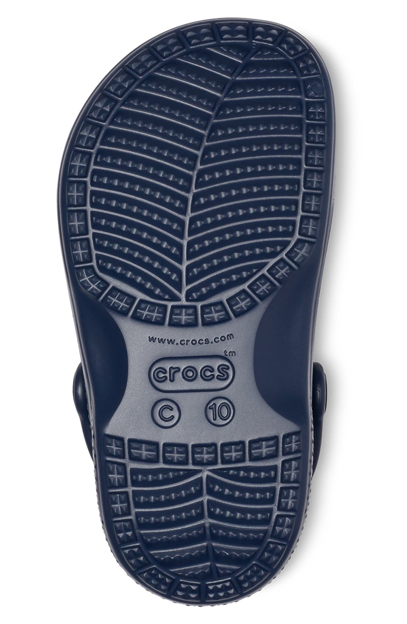 Baya Faux Shearling Lined Clog, Alternate, color, NAVY/NAVY