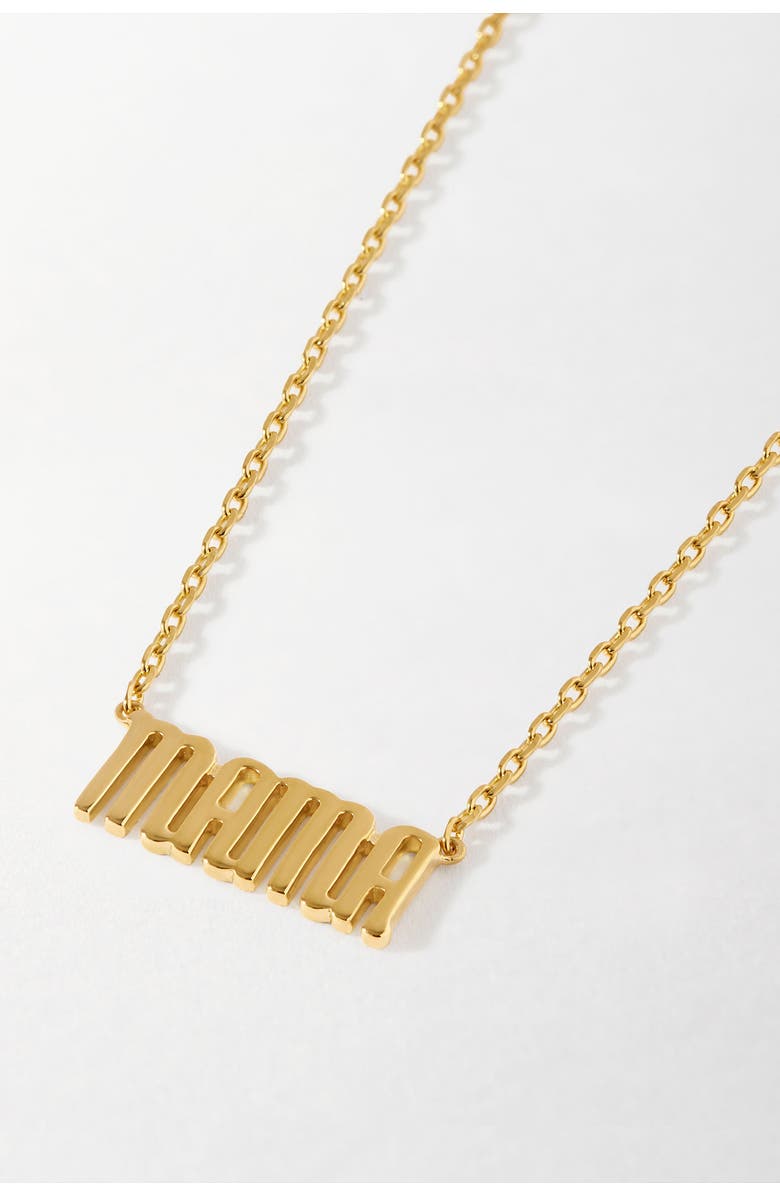 Edge of Ember Mama Necklace, Alternate, color, Metallic Gold