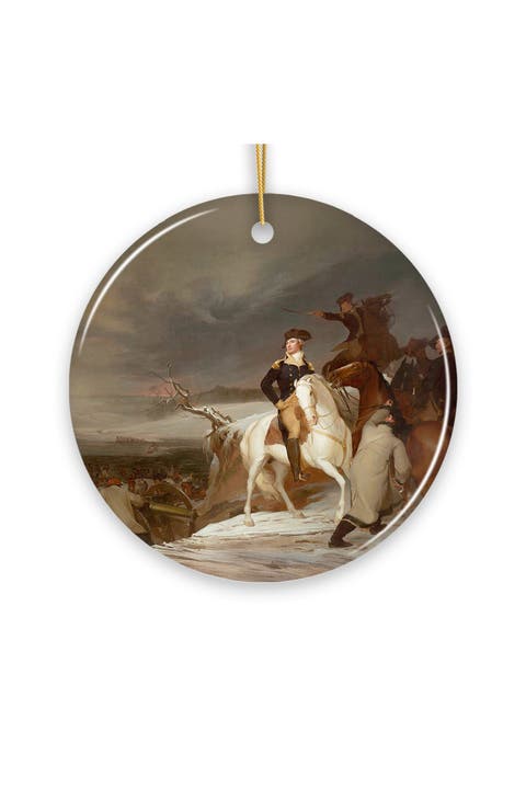 Passage Of The Delaware Vintage Painting Ornament