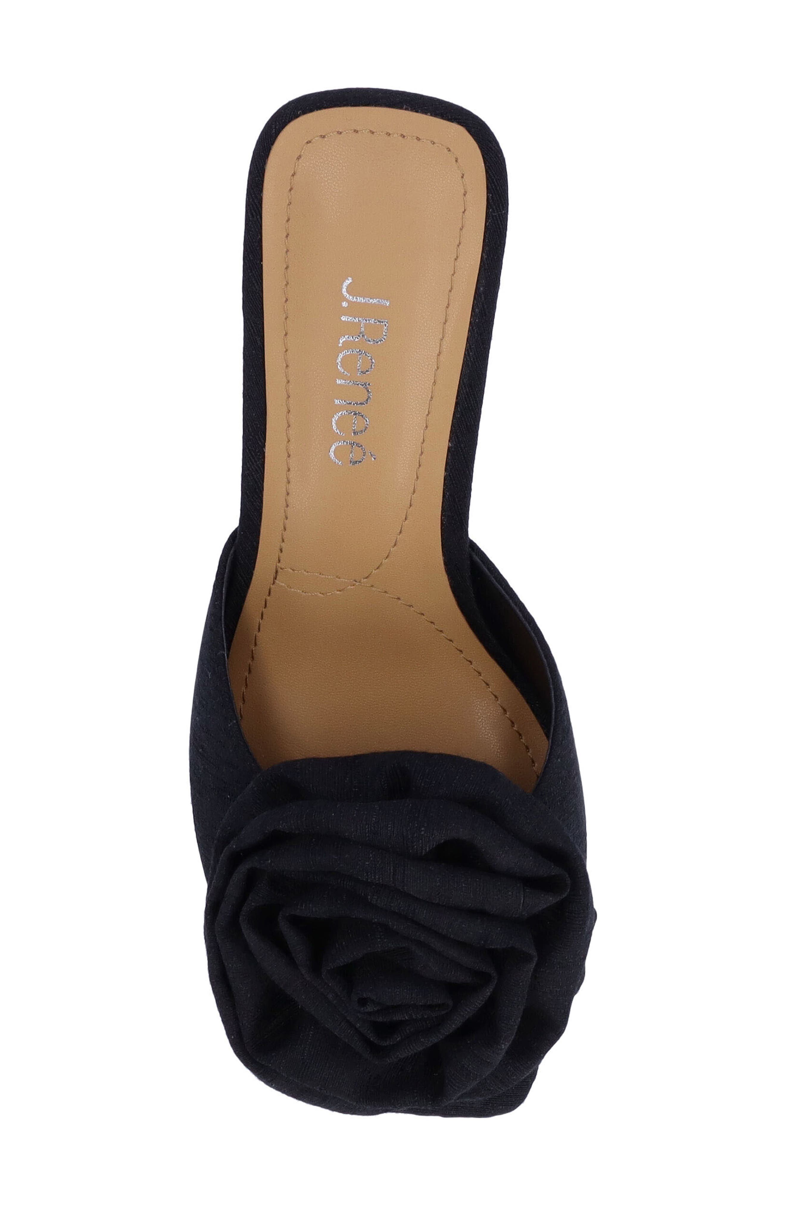 J. Reneé Aaria Slide Sandal, Alternate, color, Black