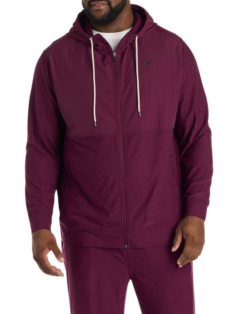 Big & Tall 365 Mixed Media Performance Hoodie