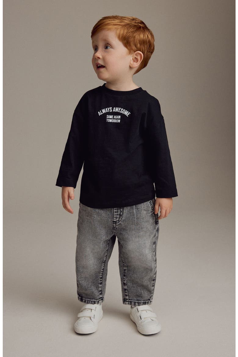 Kids' Straight Leg Jeans, Alternate, color, GREY