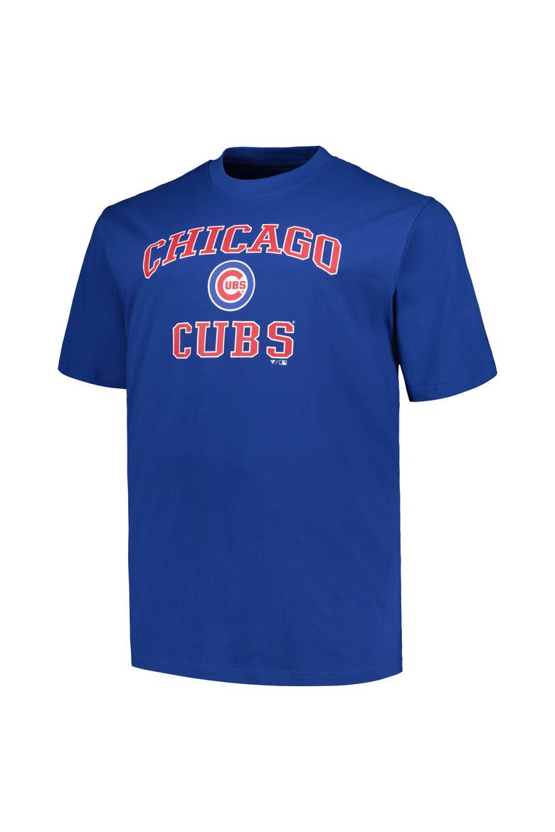 Men's Profile Royal Chicago Cubs Big & Tall Heart & Soul T-Shirt, Alternate, color, Royal