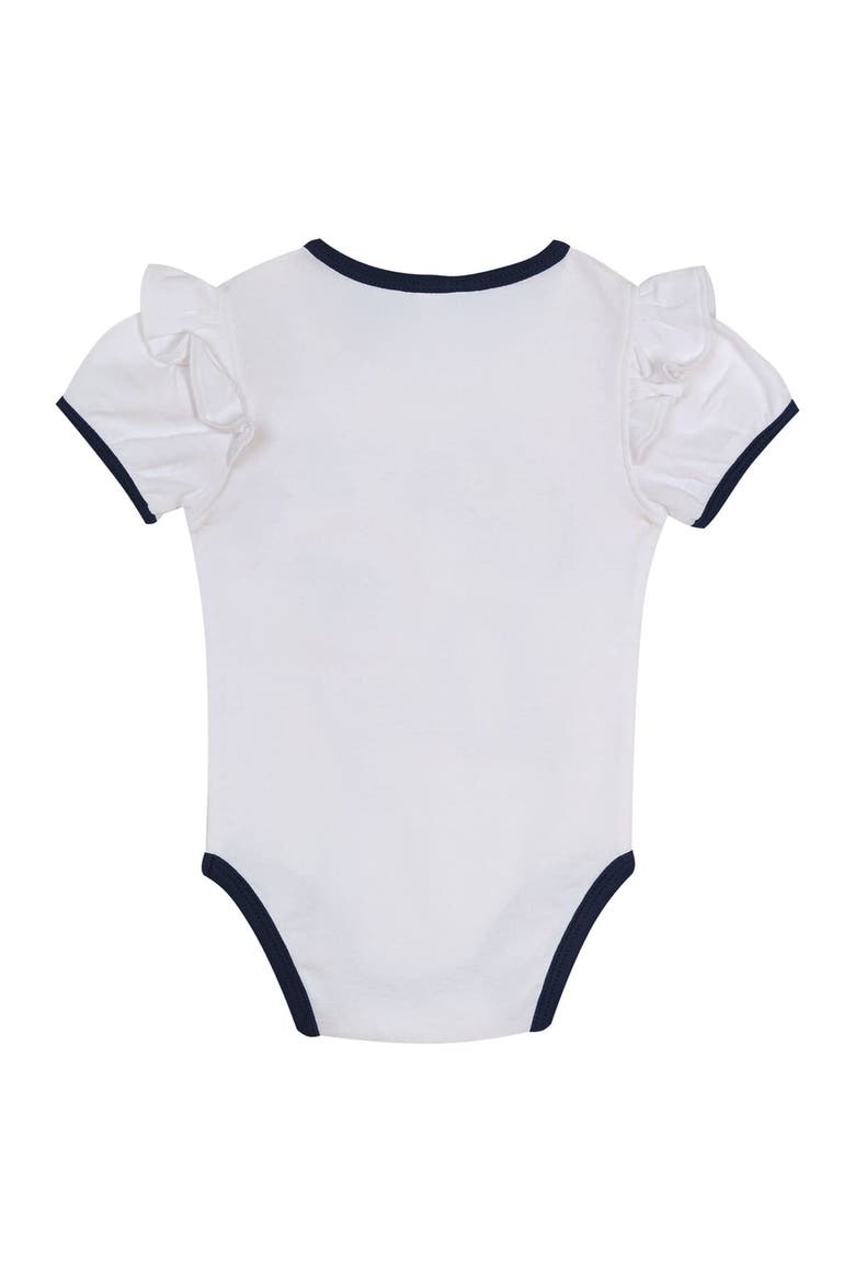 Newborn Outerstuff  White/Navy New York Yankees  Bodysuit, Headband & Skirt Set, Alternate, color, White
