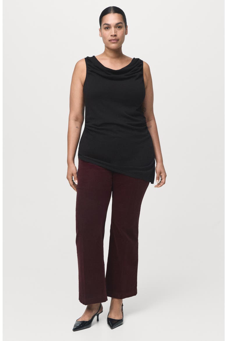 Bootcut Corduroy Pants, Alternate, color, WINE