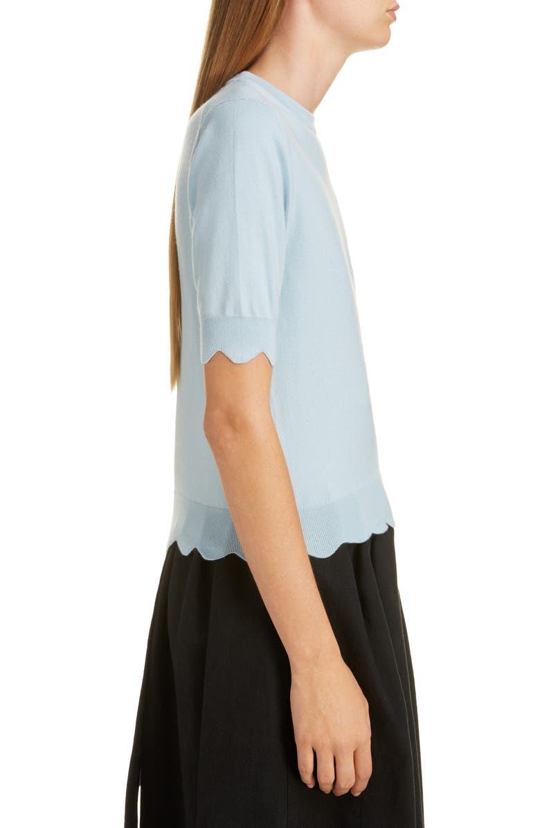 Marc Jacobs Scalloped Sweater, Alternate, color, 