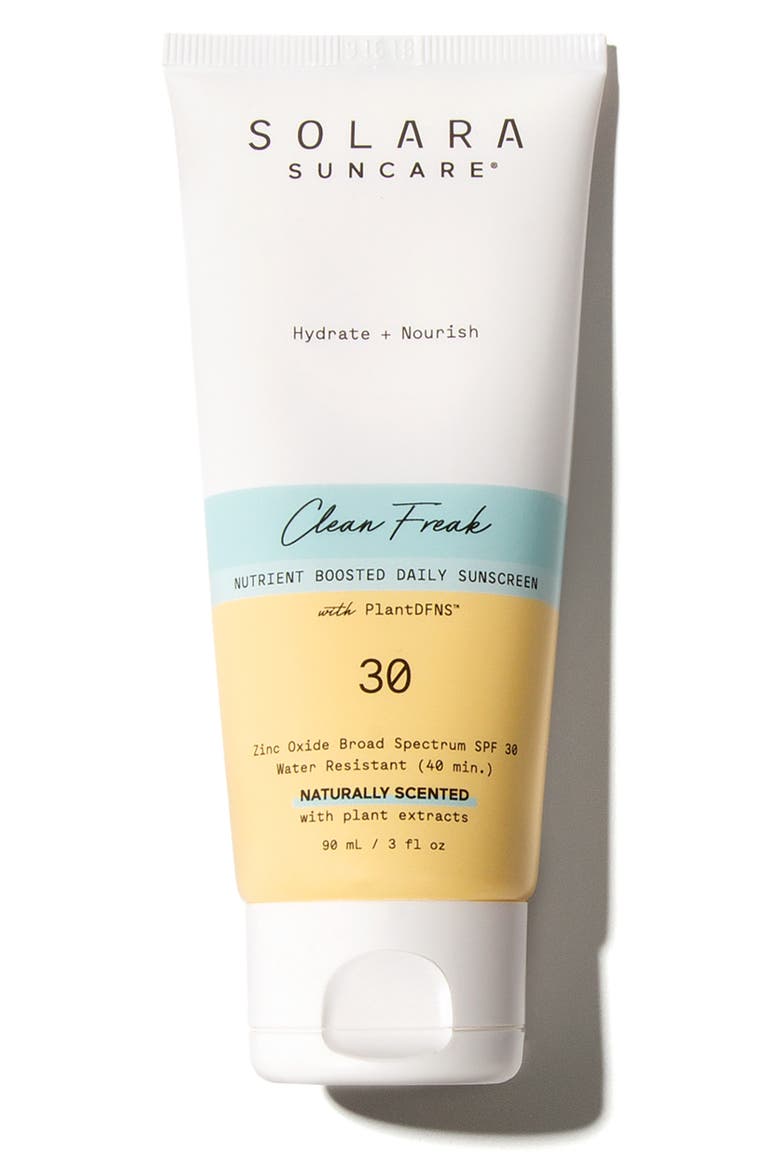 Clean Freak Nutrient Boosted Naturally Scented Daily Sunscreen SPF 30, Main, color, NO COLOR