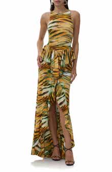AFRM Bovina Tiger Print Sleeveless Dress