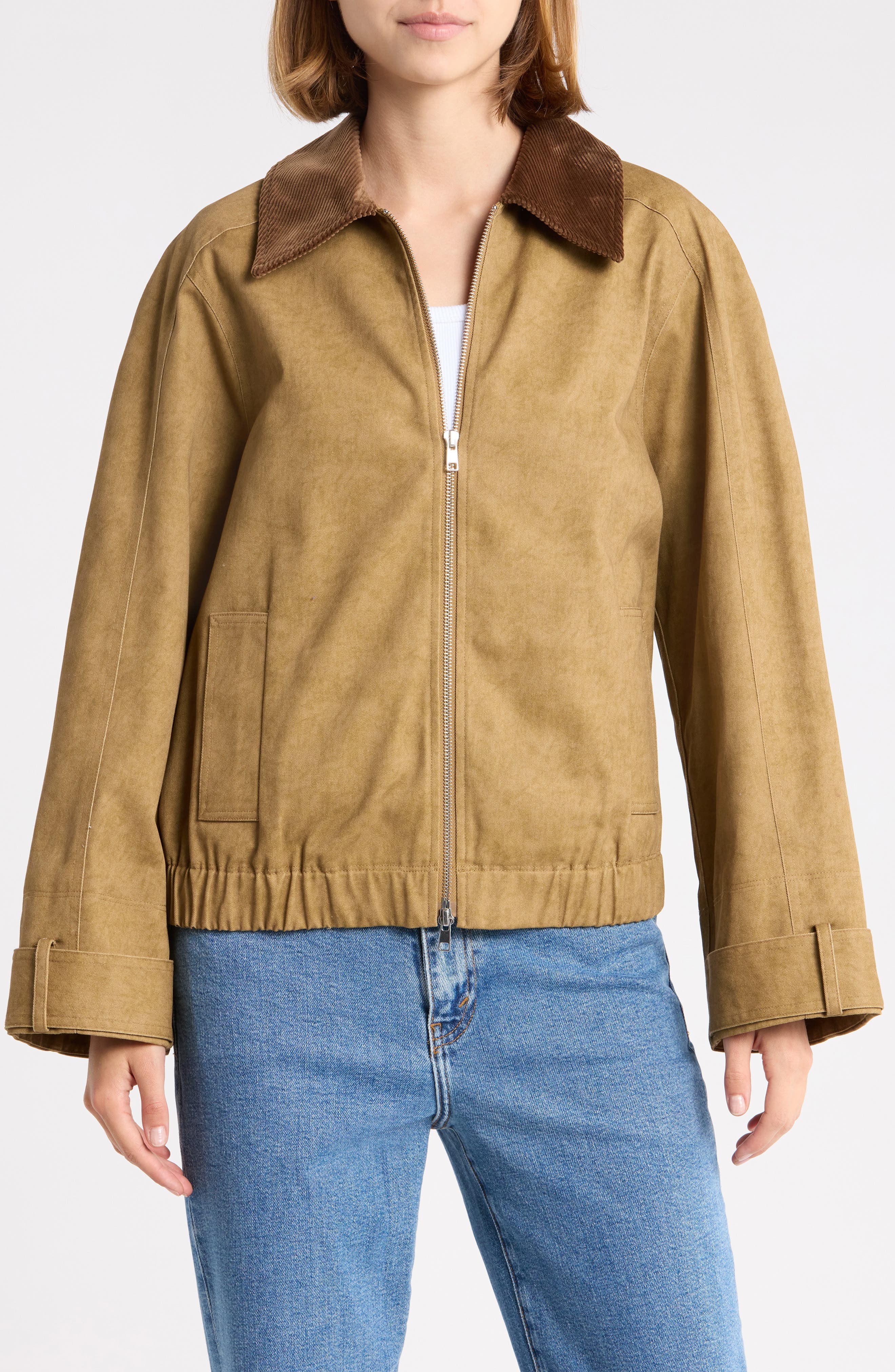 York Zip Cotton Jacket