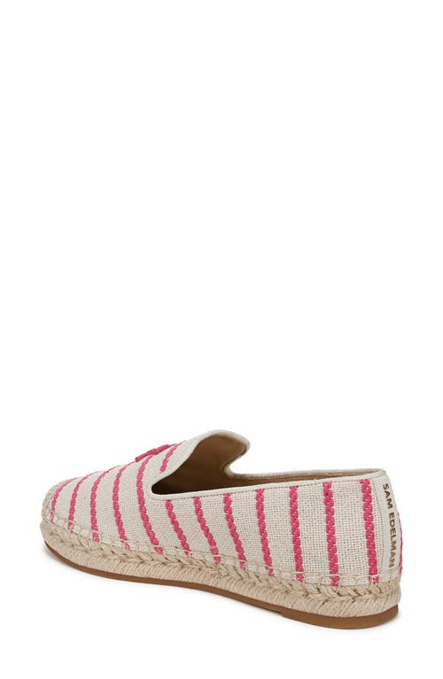 Sam Edelman Kathleen Espadrille Flat In Taffy Pink
