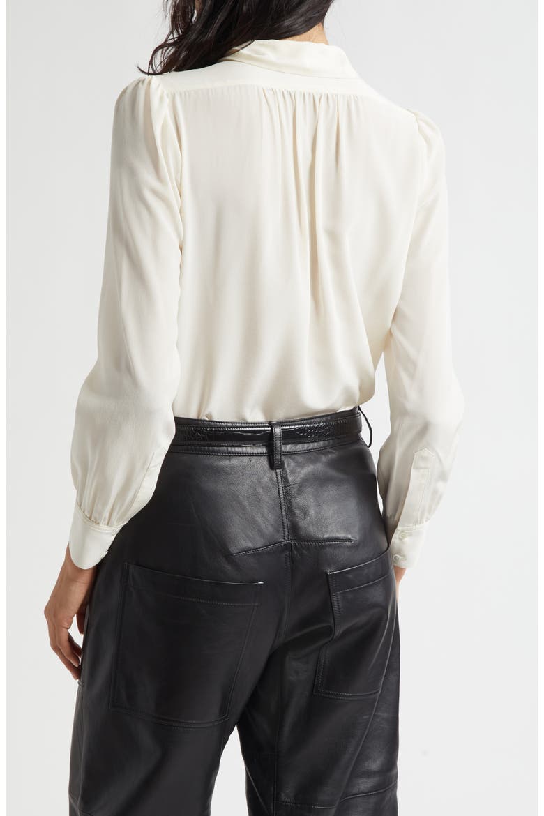 Colt Tie Neck SilkTop, Alternate, color, IVORY