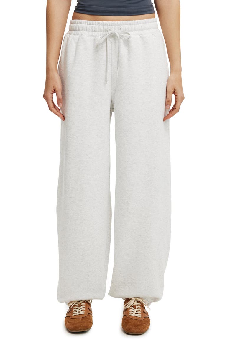 Cotton On Women's Balloon Sweatpant, Main, color, Cloud Marle