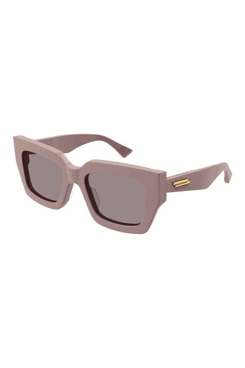 52mm Rectangular Sunglasses, Alternate, color, PINK