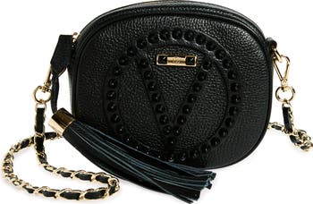 Nina Rock Leather Crossbody Bag