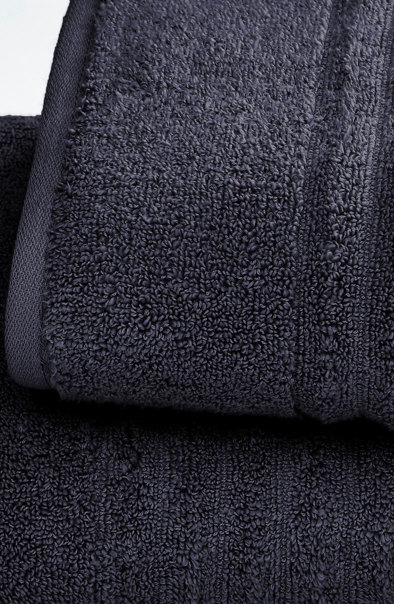 Woven & Weft Combed Cotton 2-Pack Bath Towels, Alternate, color, Navy Blue