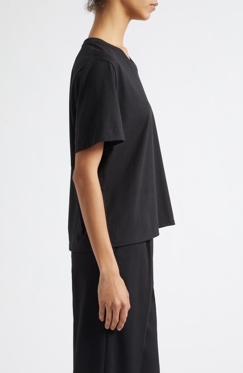 A.L.C. Kari Cotton T-Shirt, Alternate, color, Black