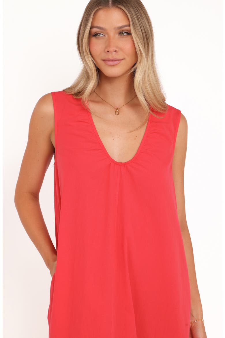 Laurita Cotton Maxi Dress, Alternate, color, RED