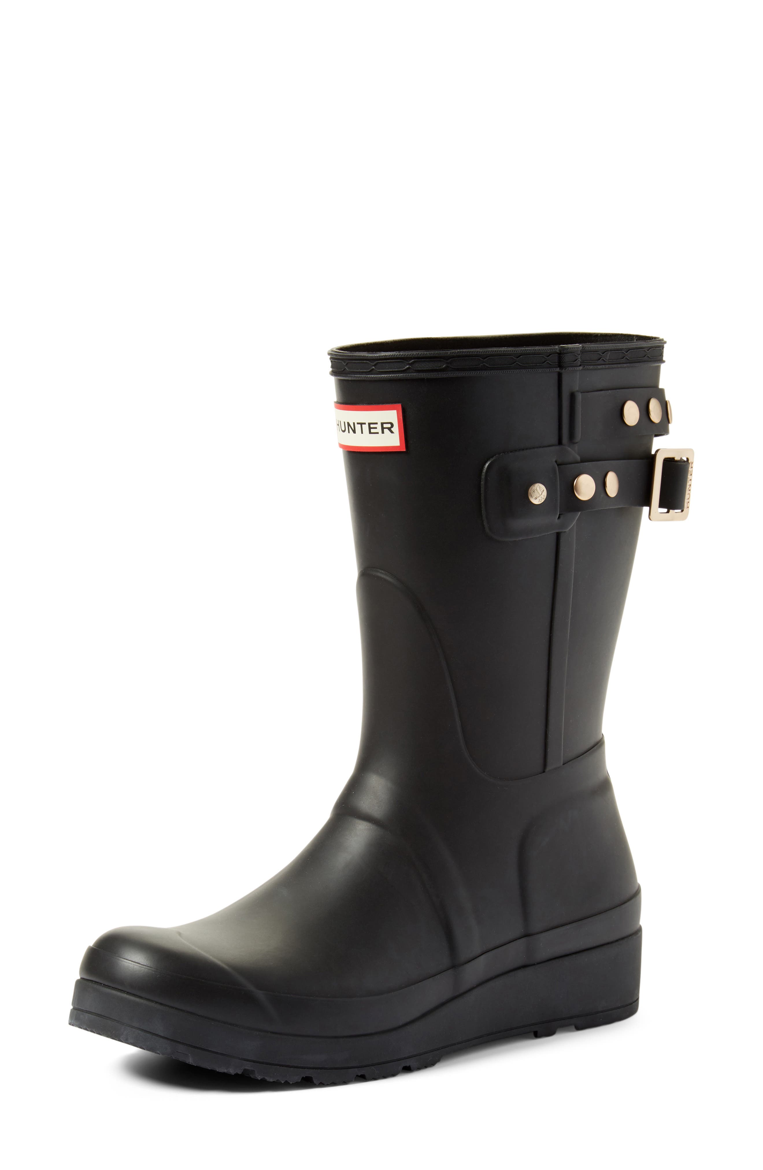 Hunter Original Mid Calf Rain Boot, Main, color, 