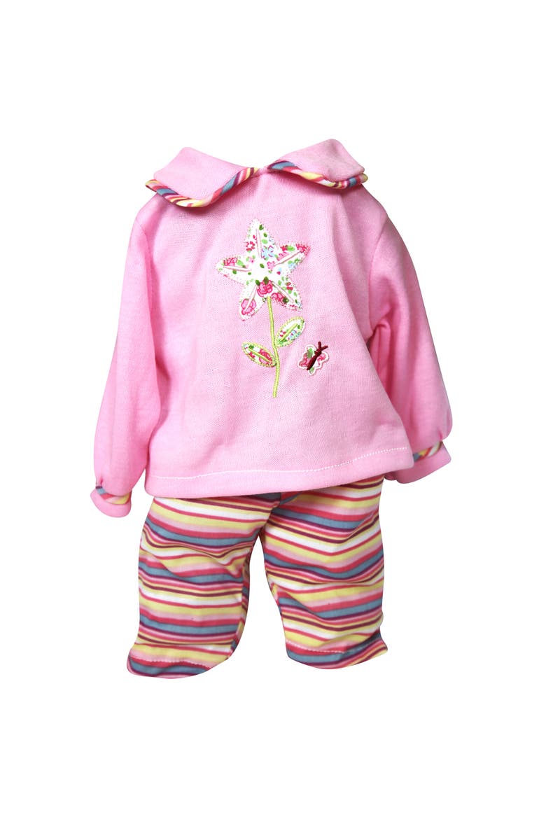 18 Inch Talking Baby Doll Set, Pink & Blue I Love You Mummy Shirt, Alternate, color, Multicolored