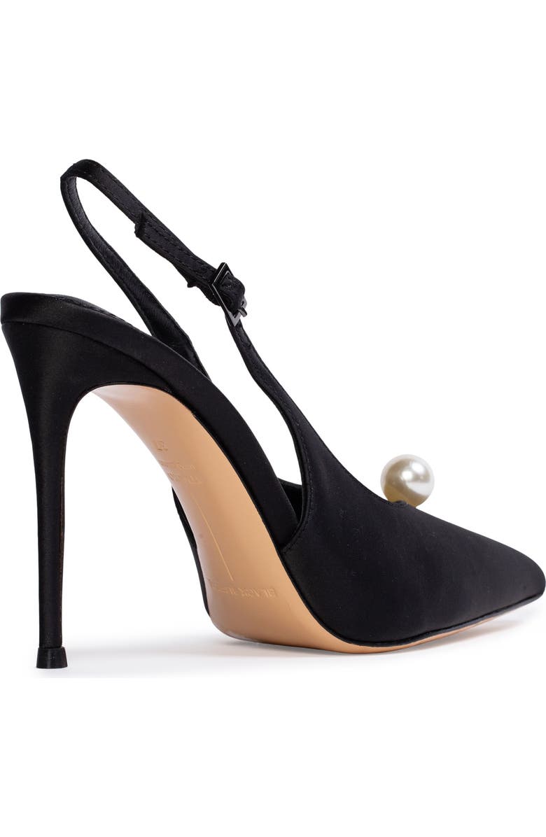 BLACK SUEDE STUDIO Reina Slingback Pointed Toe Pump, Alternate, color,