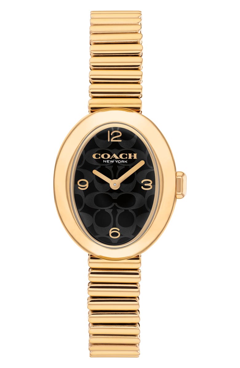 COACH Sammy Bracelet Watch, 22.5mm, Main, color, Black