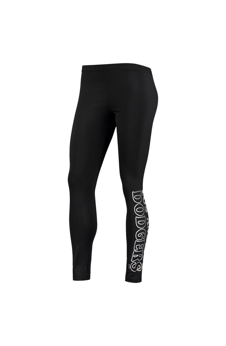 G-III 4HER BY CARL BANKS Women's G-III 4Her by Carl Banks Black Los Angeles Dodgers Stadium Lightweight Leggings, Alternate, color, Black