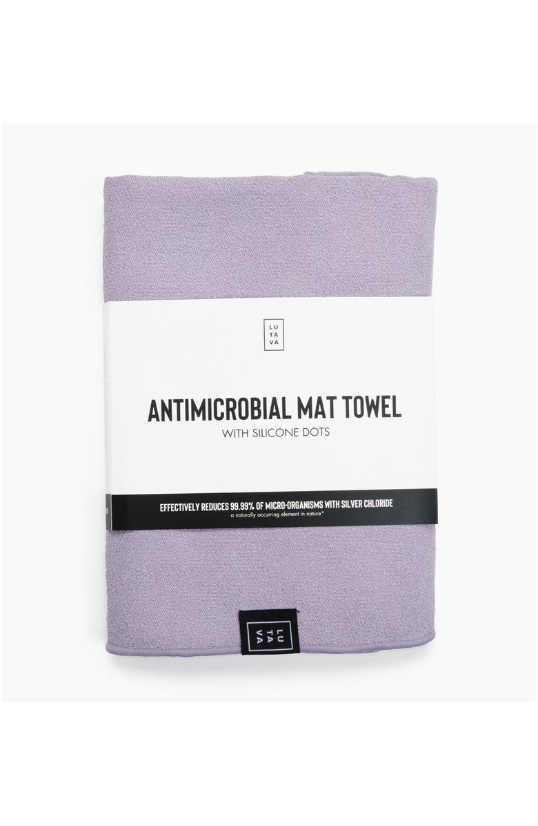 Lutava Antimicrobial Non Slip Fitness Towel - 4 Pack, Main, color, Lavender
