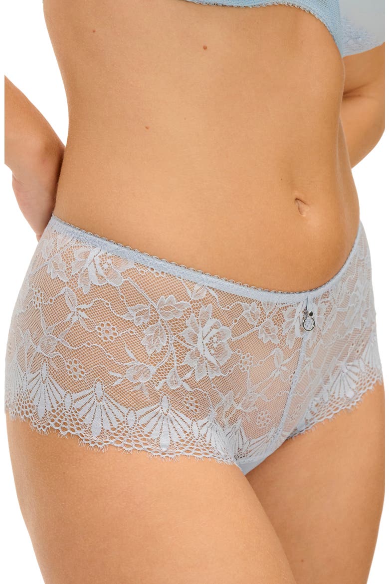 Fascinate Lace Boyshorts, Alternate, color, POWDER BLUE