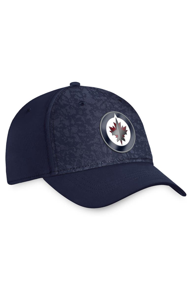 FANATICS Men's Fanatics Branded  Navy Winnipeg Jets Authentic Pro Rink Flex Hat, Alternate, color, 