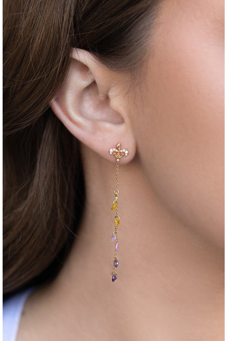 Star Wars™ Queen of Naboo™ Drop Earrings, Alternate, color, GOLD