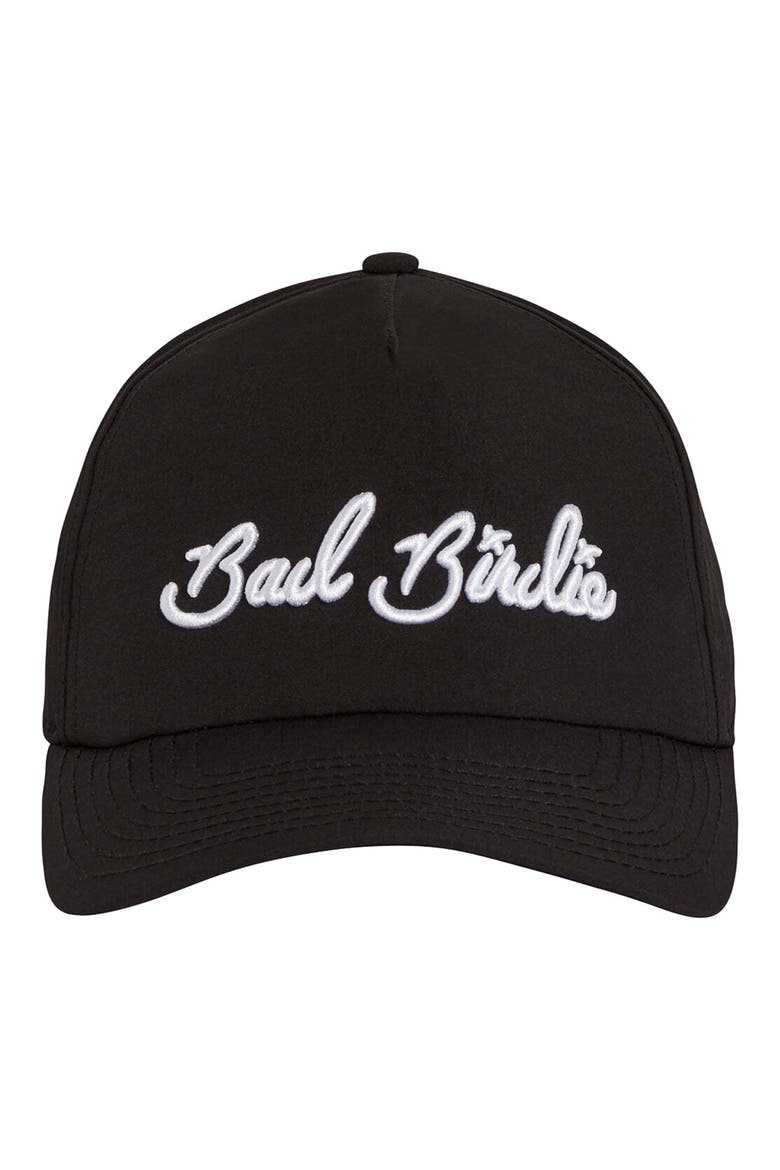 Logo Script Baseball Cap, Main, color, BLACK