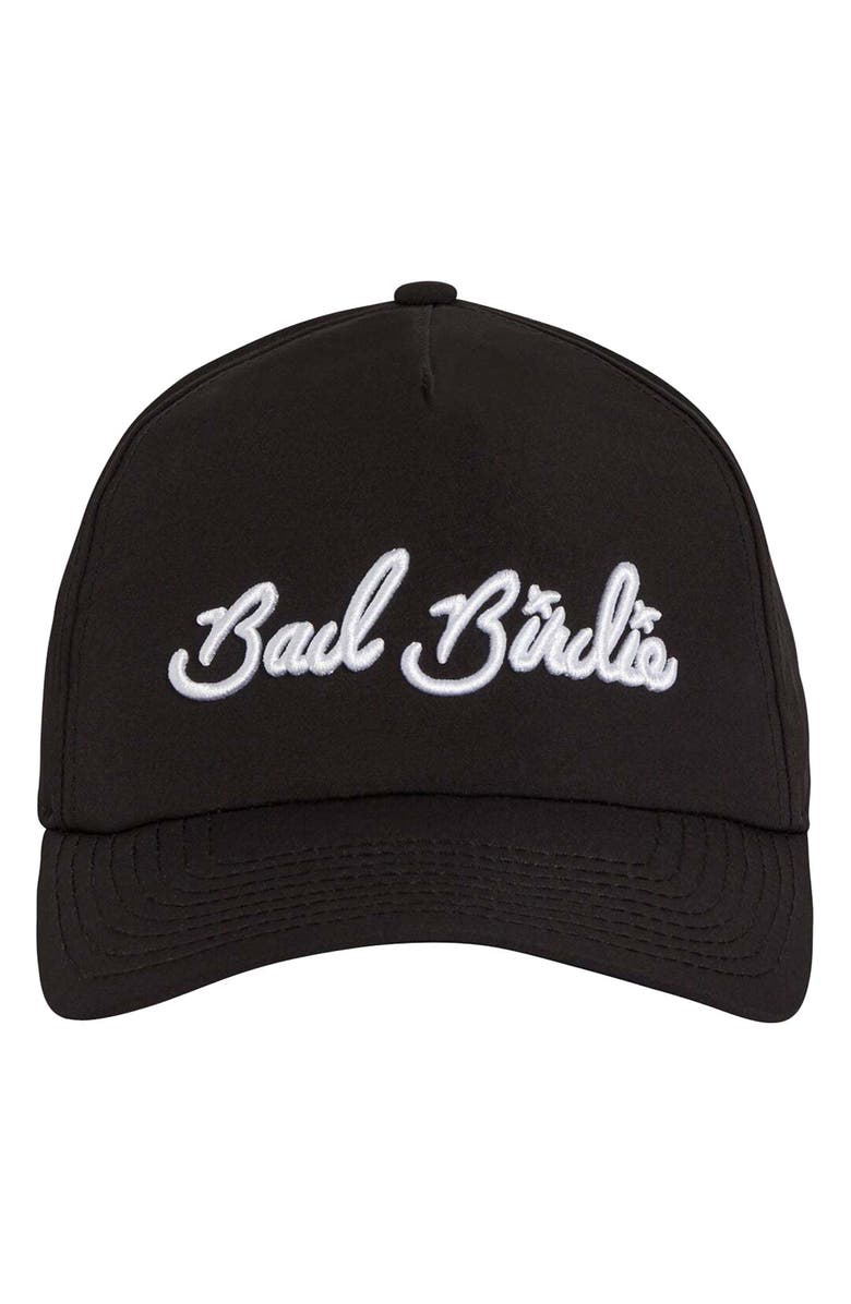 Bad Birdie Logo Script Baseball Cap, Main, color, 