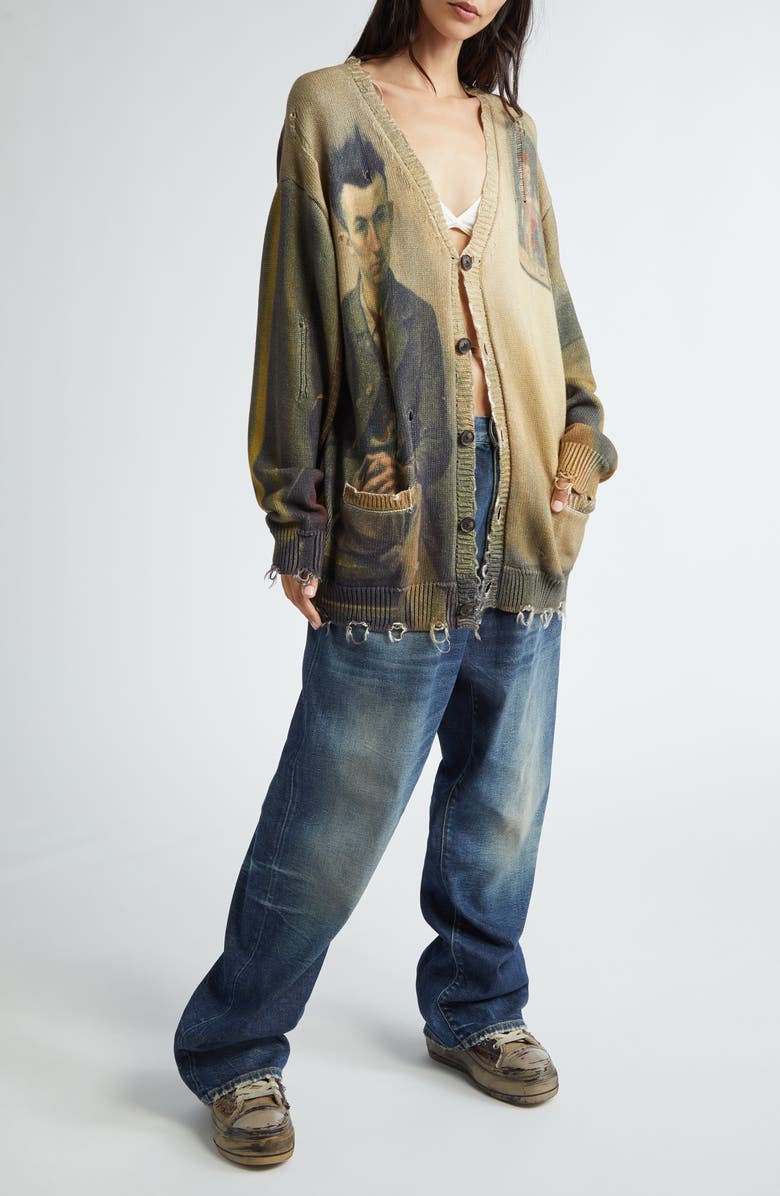 R13 Venti Baggy Jeans, Alternate, color, Ansel Blue