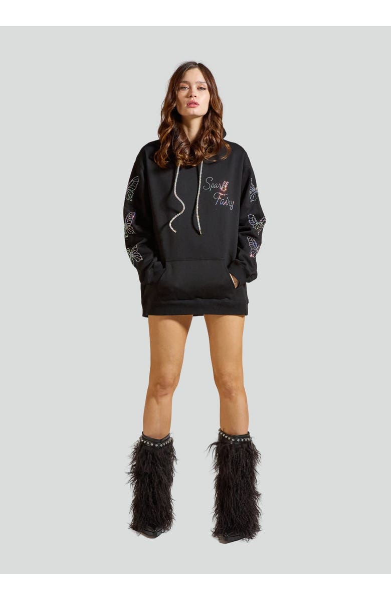SPARKL FAIRY DREAM HOODIE, Main, color, Black