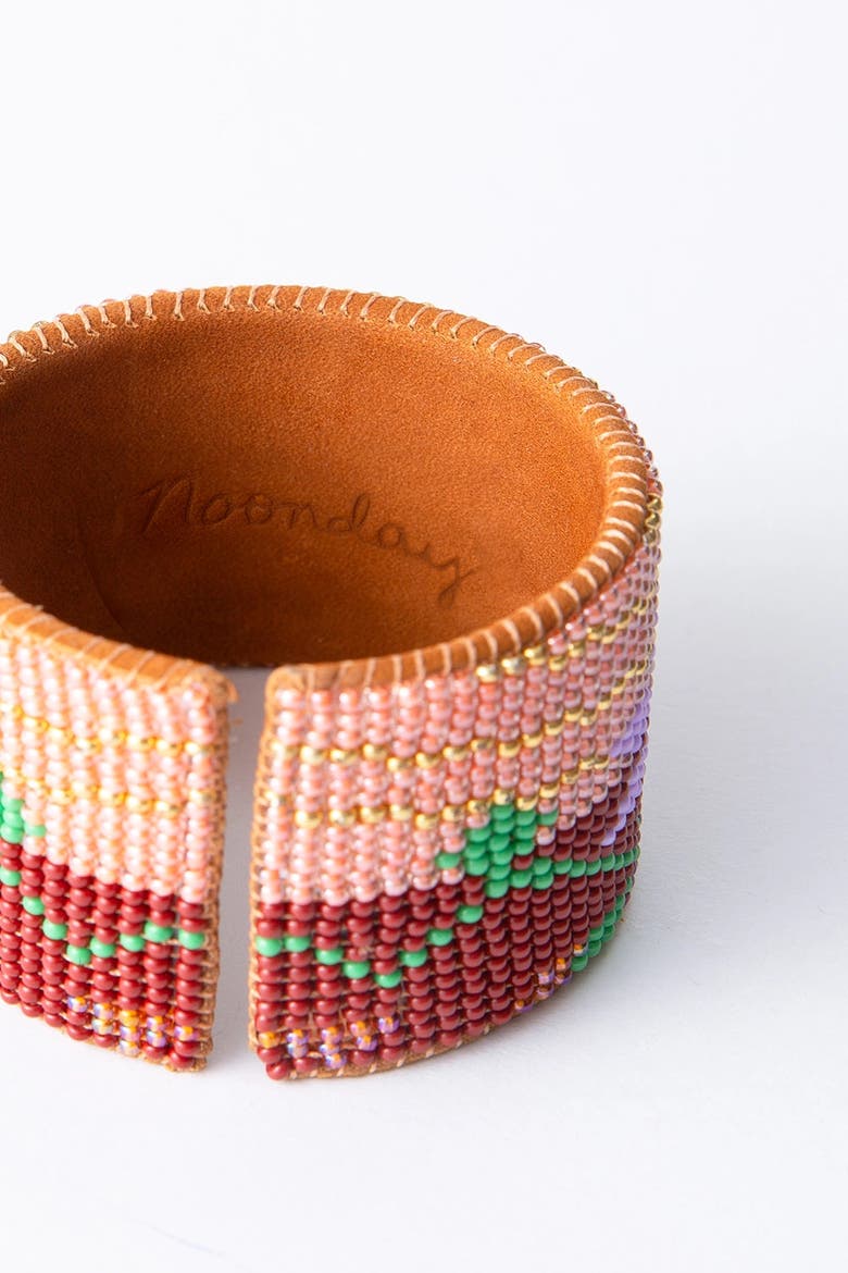 Desert Sunset Cuff, Alternate, color, Coral