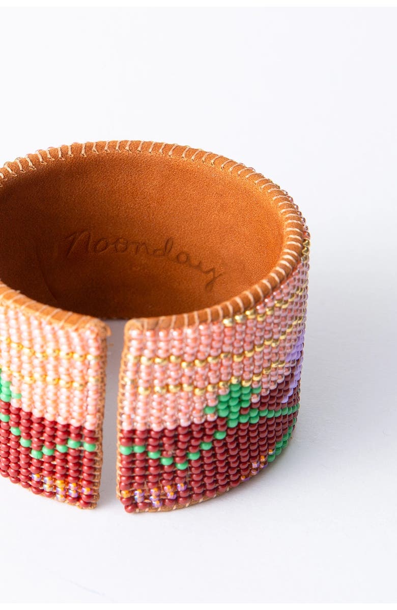 Noonday Collection Desert Sunset Cuff, Alternate, color, Coral
