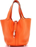 Pre-Owned Hermes Picotin Lock Bag Clemence PM