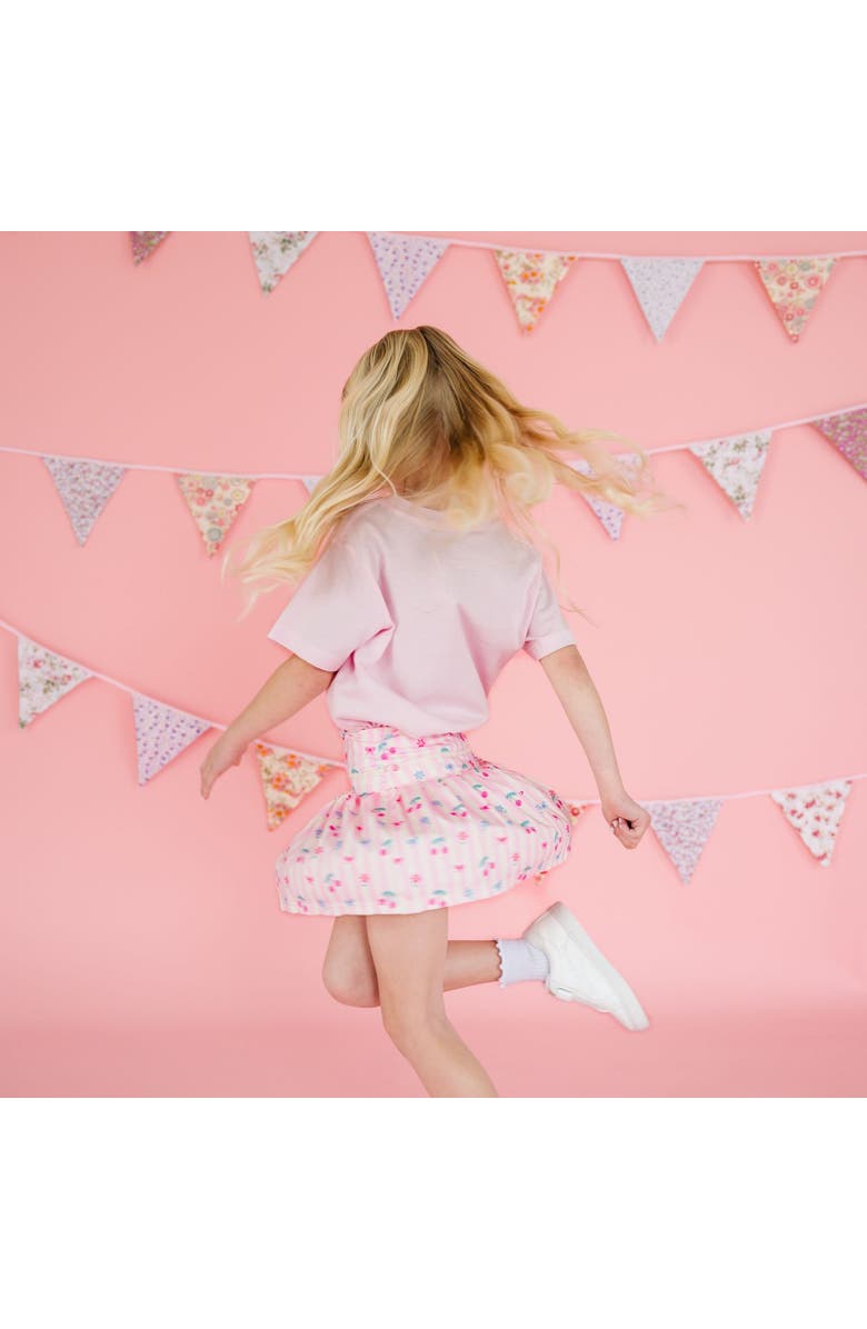 Sweet Wink Cherry Bow Athletic Skort, Alternate, color, Pink