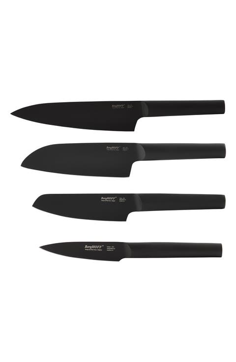 INTERNATIONAL Ron 4-Piece Knife Set - Black