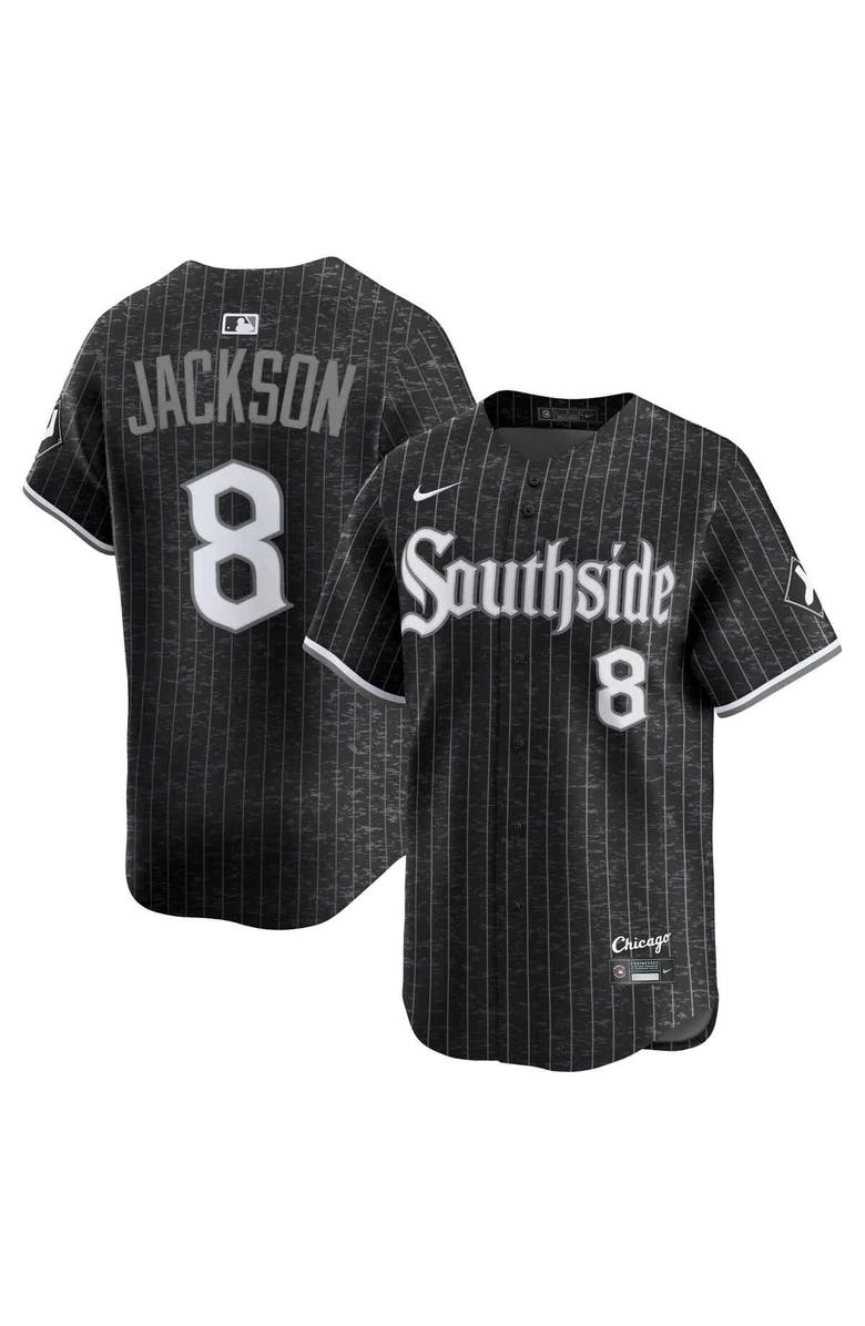 Nike Men's Nike Bo Jackson Black Chicago White Sox City Connect Limited Jersey, Alternate, color, Black