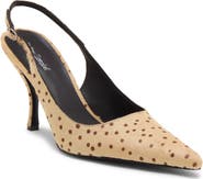 Jeffrey Campbell Milly Genuine Calf Hair Slingback Pump