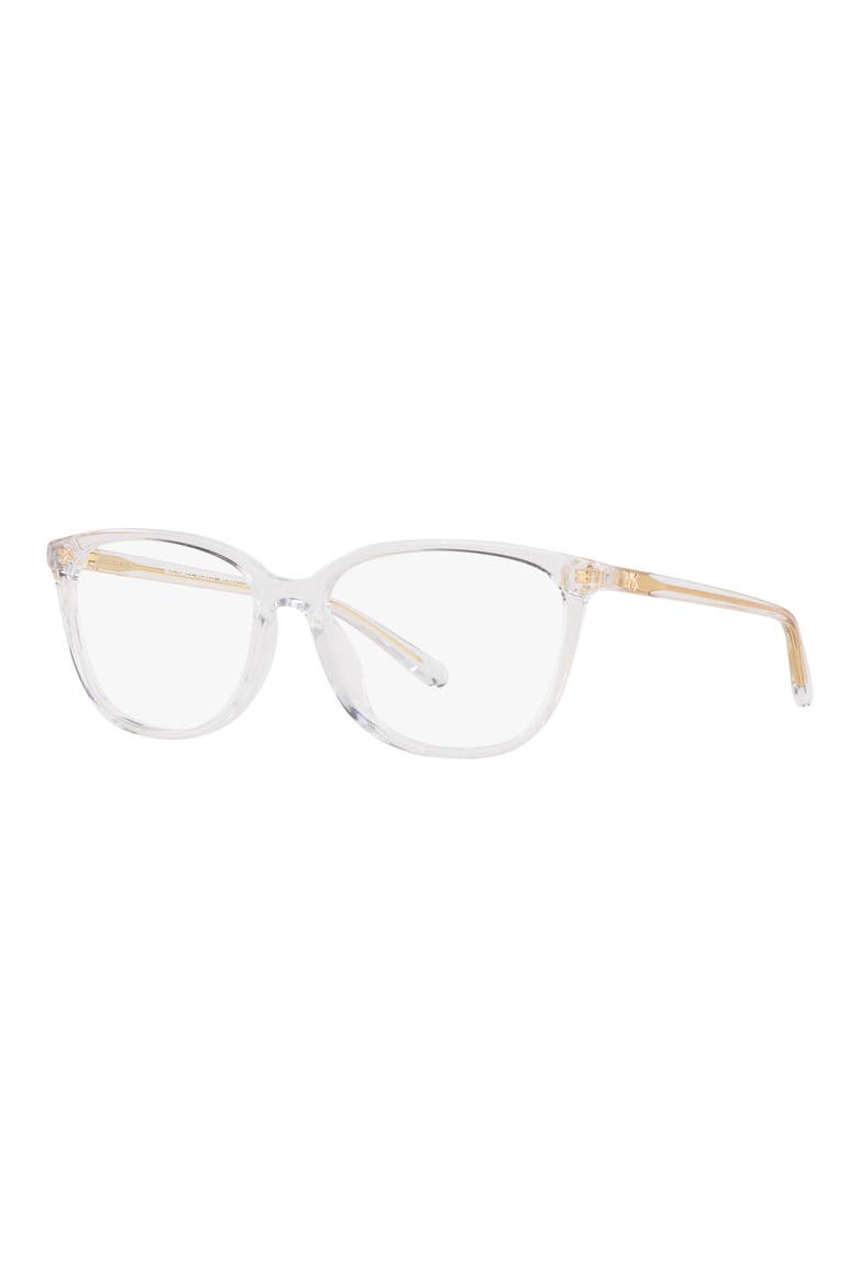 55m Cat Eye Optical Glasses, Alternate, color, CLEAR